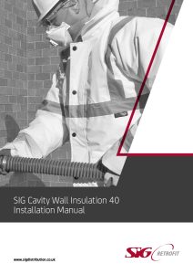 SIG Cavity Wall Insulation 40... category download image